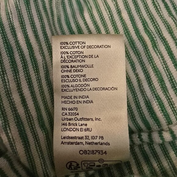 Free People We The Free Embroidered Camp Tee Womens M Oversized Golf Combo - Picture 10 of 10